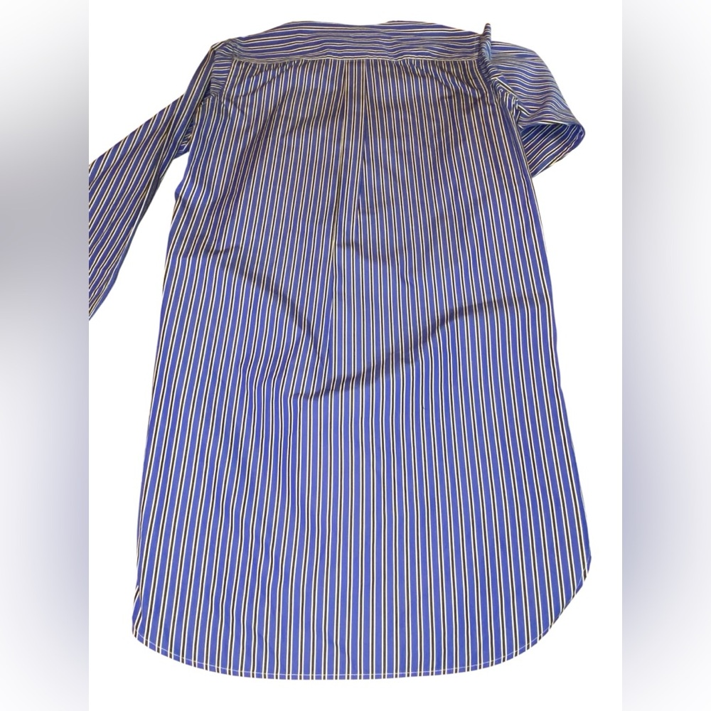 Polo Ralph Lauren Dress Women’s 2 Striped Blue White Black Preppy Classic Fall - Picture 3 of 6
